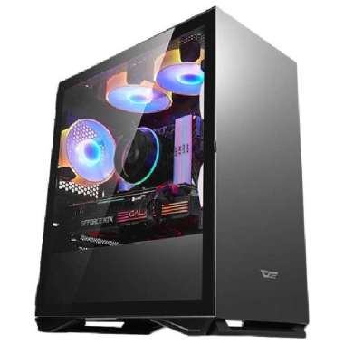 Casing PC M-ATX Darkflash DLM22 | CPU Case Micro ATX Hitam