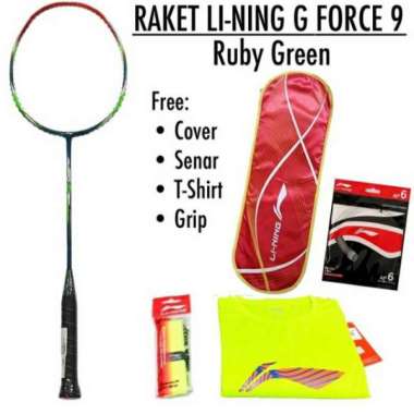 Raket Badminton Lining G Force 9 / G Force 10 Original Raket Bulutangkis Adha Sport Tanpa Pasang G F
