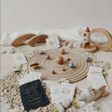 TWINKLE WELL SOLAR SYSTEM BUNDLE PLANET ROCKET ASTRONAUT & FLASHCARD - QUASIONSTUR