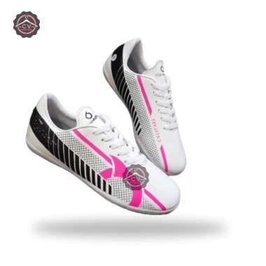 Sepatu Futsal Anak Ortus Casual Olahraga Sepatu Sport Futsal Anak Model Baru 33 Putih pink