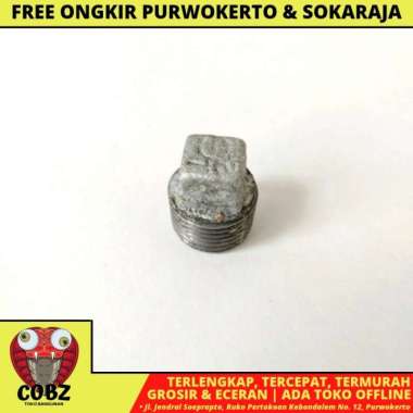 1/2 INCH / G PLUG DOP DRAT LUAR TUTUP PENUTUP SAMBUNGAN PIPA BESI