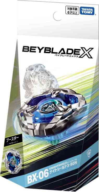 Mainan Gasing Takara Tomy Beyblade X BX-06 Booster Knightshield