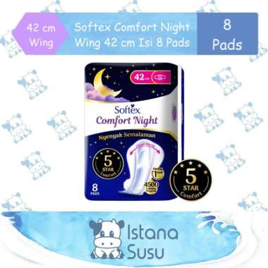 Promo Harga Softex Comfort Night Wing 42cm 8 pcs - Blibli