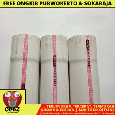 4 INCH / RUCIKA WAVIN D Lis Merah Pipa Pralon Paralon PVC Per Batang