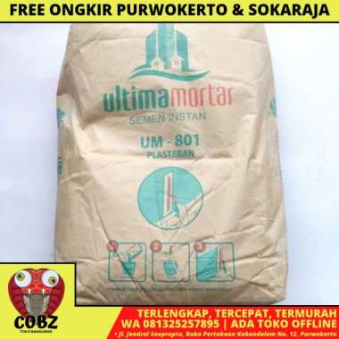 40 KG / ULTIMA MORTAR UM 801 Semen Instan Plesteran Sak