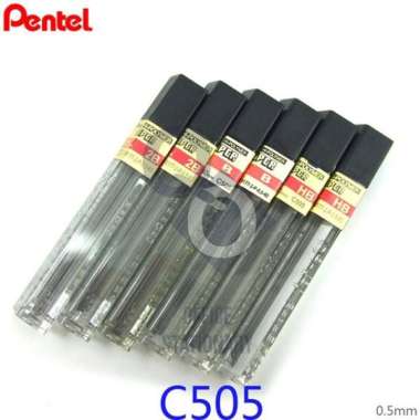 Isi Pensil Mekanik Pentel 2B 0.5mm Super
