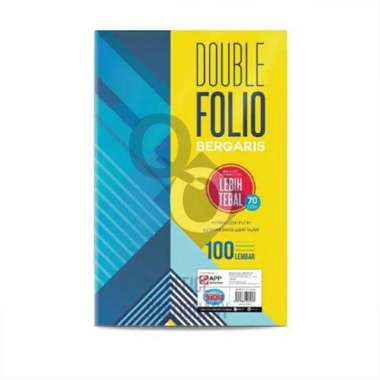 kertas double folio bergaris 100 Sidu