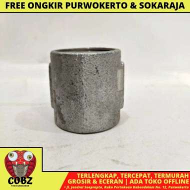 G SOK SOCK SOCKET SAMBUNGAN PIPA 1 INCH BESI