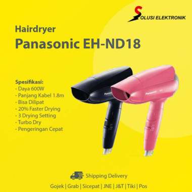 100% Produk Ori Panasonic Eh-Nd18 Hairdryer Mesin Alat Pengering Rambut Hair Dryer Multicolor