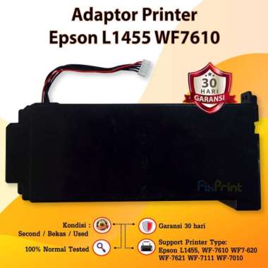 Diskon Adaptor / Power Supply Epson Wf7610 Wf7620 Printer L1455 L-1455 New BEKAS