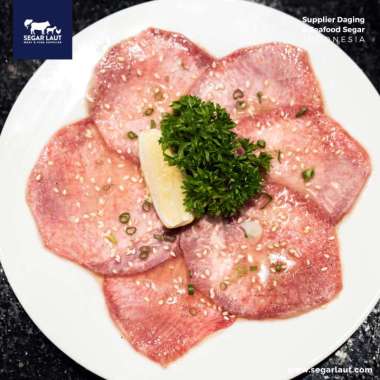 Lidah Sapi Slice Tipis AUS ● Ox Tongue Sliced ● Gyutan
