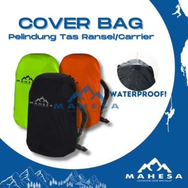 Sarung Daypack Tas Hujan Rain Cover Bag Pack Waterproof Pelindung Ransel Carrier Keril Caril Ceril Camping Pendaki Gunung Outdoor Hiking
