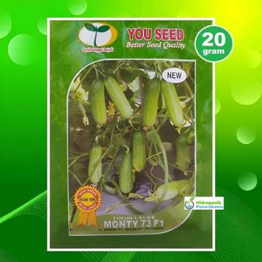Benih Timun Lalap MONTY 73 F1 Isi 20 Gram Timun Baby Cap You seed