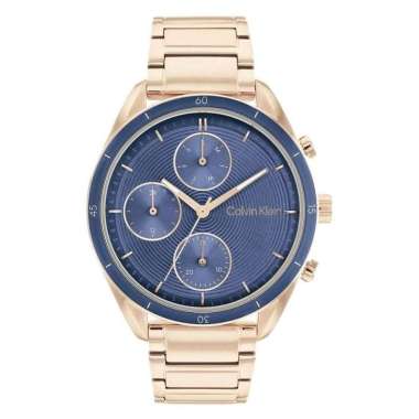 CALVIN KLEIN 25200172 Multifunction Jam Tangan Wanita-Rosegold