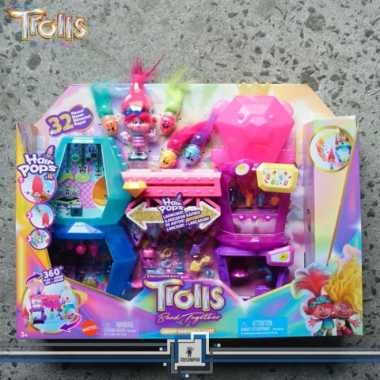 Trolls Band Together Hair Pops Mount Rageous Playset with Launcher