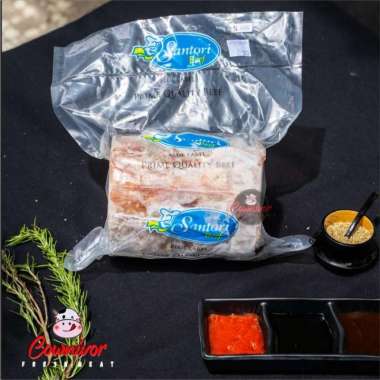 Santori Blue Label Tenderloin Beef Steak 1 slice 200gr / 5 slice 1kg 5 slice