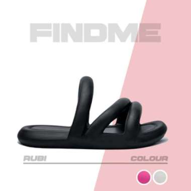 FINDME 36-41 RUBI SANDAL WANITA SLIPPER RINGAN NYAMAN ANTI SLIP INDOOR OUTDOOR BAGUS CANTIK BAHAN RU