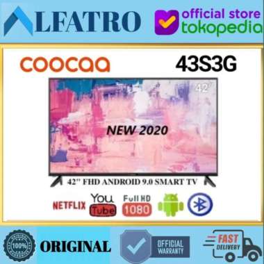 COOCAA LED TV 42 INCH ANDROID 9.0 42S3G DIGITAL SMART TV
