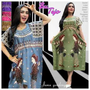 DASTER LOWO JUMBO BROWNIES SOGAN COKLAT KALONG KELELAWAR LD 120 JUMBO TALI SERUT DEPAN BAJU TIDUR MU