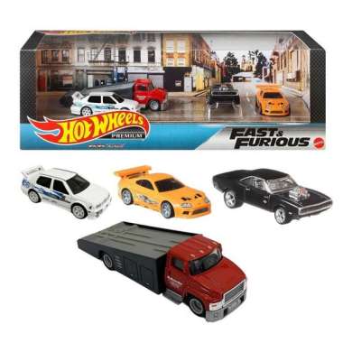 Hot Wheels Set 4 Pcs Diecast Premium