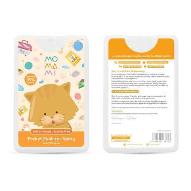 Momami Pocket Sanitizer Cat 18ml