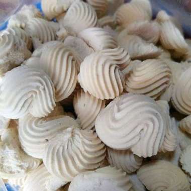 [KILOAN] Kue Semprit Bentuk S TEBAL Manis Renyah - 1kg / Seprit Santan Lembut / Jajan Es Esan Jadul 