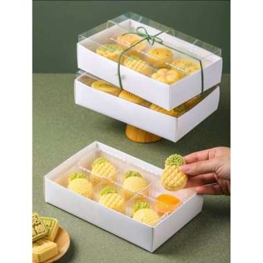 Box Mika Mooncake Sekat 6 / Dus Mika Kue Bulan Mochi / Dus Kue