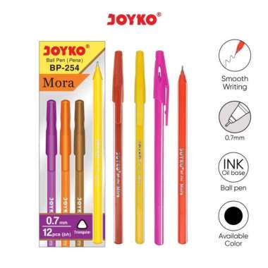 Pulpen / Pena JOYKO BP-254 Mora 0.7 mm Isi 12
