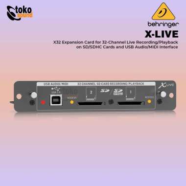 Behringer X-Live X Live - X32 Expansion Card for 32-Channel