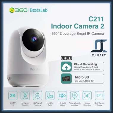 Wifi IP Camera CCTV Full HD Botslab C211 2K 3MP Night Vision