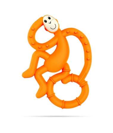 Matchstick Monkey Teether Mini Monkey Teether red
