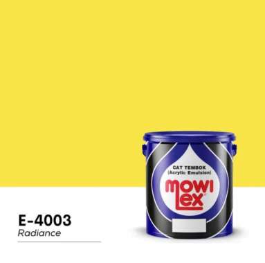 Mowilex Emulsion Cat Tembok Interior - NUANSA KUNING (2.5 L) E-4003 Radiance (warna khusus)