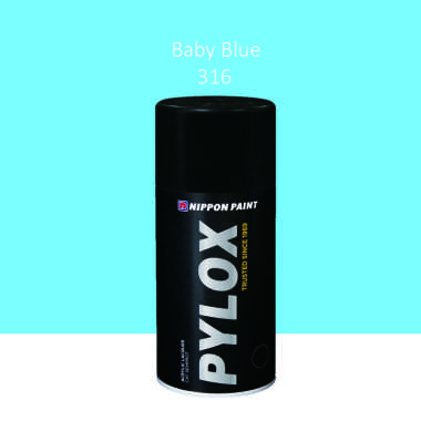 Pylox (Cat Semprot) Nippon Paint Solid Colour Netto 300 cc – Baby Blue 316