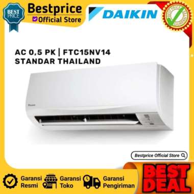 Sale Ac Daikin Ftc15Nv14 Ac Split 1/2 Pk Standart 0.5 Pk Thailand Ftc15 R32