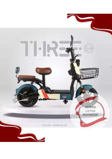 Sepeda Listrik Element Ion Three S+ 48v 12Ah Kuning