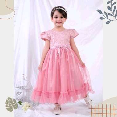 Alvo Dress Baju pesta anak Mewah gaun pesta anak dress anak dress pesta anak baju brukat anak baju a