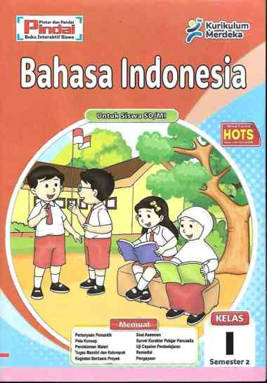 Buku LKS Bahasa Indonesia Kelas 1 SD/MI kurikulum Merdeka Semester 2