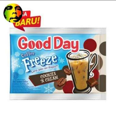 Promo Harga Good Day Coffee Freeze Cookies n Cream per 5 sachet 30 gr - Blibli