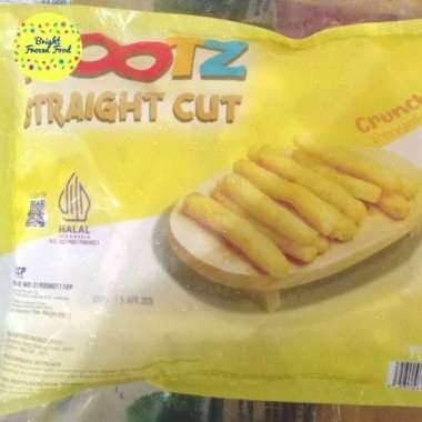 Frozen Rootz Stick Singkong Goreng Stik Fries Beku Straight Cut 900gr