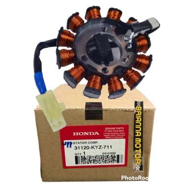 SPUL SUPRA X 125 HELM IN FI DAN KARBU ORI HONDA 31120 KYZ 711