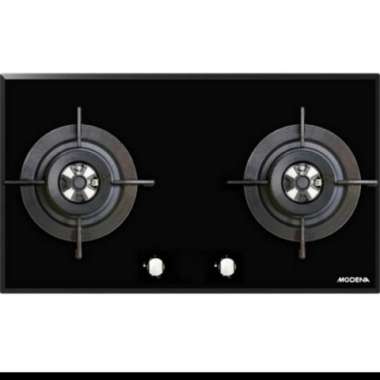 MODENA BH2723LJ Kompor Gas Tanam Kaca 2 Tungku 70cm BH 2723 LJ BH2723