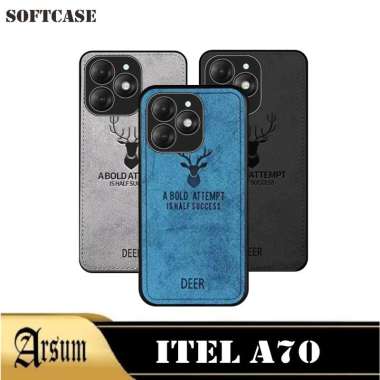 PROMO Case DEER ITEL A70 Softcase silikon terbaru ITEL A70