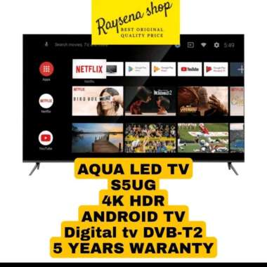 AQUA AQT65S5UG / 65S5UG 4k ANDROID TV 65 inch