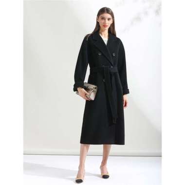 LONG COAT PREMIUM panjang Coat mantel wanita blazer korea XXL Black