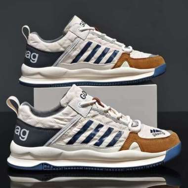 Sepatu Sneakers Pria Kasual Mode Olahraga Musim Panas All-Match Low-Top Style Gaya Baru Forrest Gump