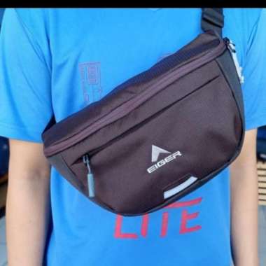 Tas Pinggang Eiger Z-Doberai 3 1.0 Waist Bag Selempang Tas Bahu brown