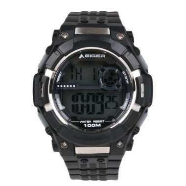 Jam Tangan Eiger Digi YP Digital Watch Original Water Resistant akseso Hitam
