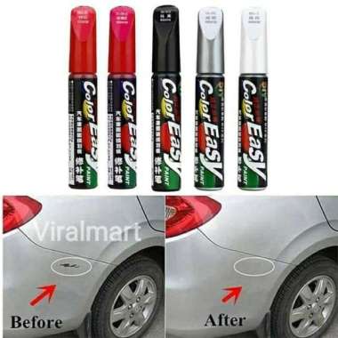 Shohiby Color Easy Spidol Cat Penghilang Baret Lecet Motor Mobil Putih