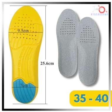 Insole Sepatu Olahraga Sport Arch Memory Foam Alas Kaki Datar Sol Futsal Running JOFLL27 35-40