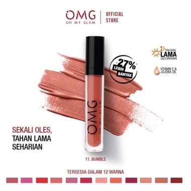 OMG Oh My Glam Matte Kiss Lip Cream 3,5 Gram 11 Bumble